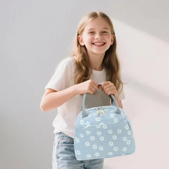 Durable Canvas School Backpack for Girls - Fits 15 Laptop & Organizes Supplies